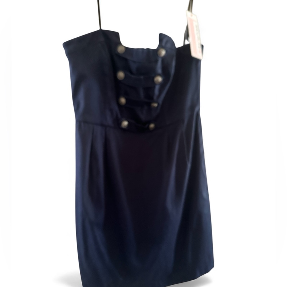 NWT Decode Elegant Navy Blue Dress